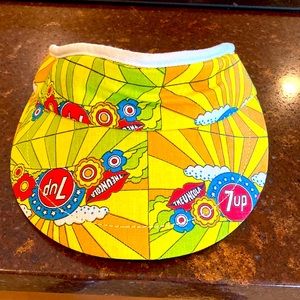 1970’s Vintage 7-Up Groovy Visor.  Rare.